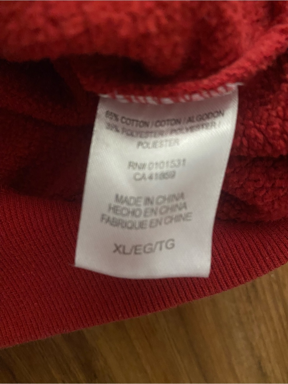 Disney Red Mickey Mouse Graphic Crewneck Sweatshirt - Picture 7 of 9